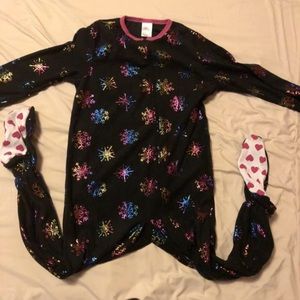 One piece child pajama for girls size 7